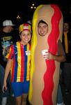 One of my favorites: the Hot-Dog-on-a-Stick costume (complete with hot dog!)