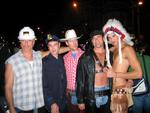 The village people live.