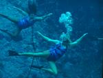 Former mermaids performing. *Photo by John Athanason