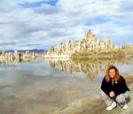 Cherie at Mono Lake, California.