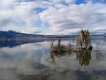 The bizarre limestone spires of Mono Lake.