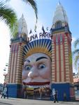 Luna Park is full of rides and carnival-style attractions.
