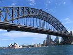 Not a bad view of the magnificent Harbor Bridge.