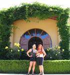 Marjo and Cherie at the French Farm.