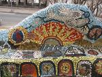 Around Grant's tomb are several funky benches.