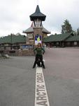 Cherie and Brenda cross over the Arctic Circle to the land of the midnight sun.