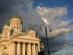 A Neoclassical Lutheran Cathedral designed by Carl Ludvig Engel in Helsinki, Finland.