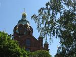 The dome of Helsinki's Orthodox Church.