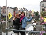 Cherie and Eva in Gand/Gent.