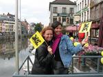 Cherie and Eva in Gand/Gent.