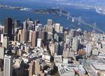 The aviator always gets a unique view of the city, in this case--San Francisco.