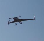 Greg's plane (the Long-EZ named "Charlie" in flight.)