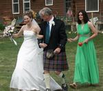 The bride is glowing; people have to put on their sunglasses.