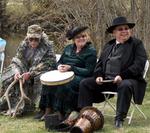 The eclectic wedding guests of the Drever wedding.