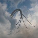 The AeroShell Aerobatic Team led by pilot Alan Henley wows the audience at the EAA AirVenture Oshkosh 2007.
