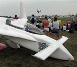 Greg's Long-EZ had front row seats for the Oshkosh airshow.