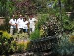 Greg, Scott, Grace and Tom in the garden.
 
