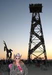 Cherie by Crude Awakening, her favorite art installation at Burningman 2007.