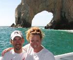 Cherie and Greg celebrate being back in Cabo San Lucas, the location of their first kiss 6-years-ago.