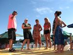 A few of the ladies that were stranded at Bahia Santa Maria during the Ha-Ha.