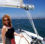 Raced aboard the 63-ft catamaran Profligate during Banderas Bay Regatta in Mexico.
