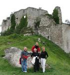 Investigated the ruins of a castle owned by Richard the Lion-heart.