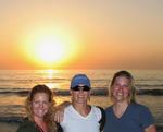 Cherie, Merie and Bonnie on the beach in Nuevo Vallarta.  (I found two ladies taller than me!)