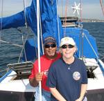 Frank and Dayna, new friends heading south towards the equator.