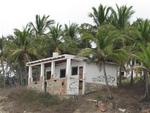 Beach front property.