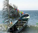 Getting your panga on the beach is only half the battle--then you have to get it back out.