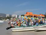 It appears that the fishing fleet has beached itself.