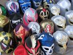 You too can purchase your very own Mexican wrestling mask at every Lucha Libre event! 