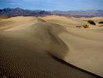 Undulating sand dunes in Death Valley.