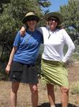 Anita and I in our hiking skirts.
