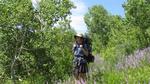 Anita, who has hiked 1700-miles of the Pacific Crest Trail, is again in her element: nature.