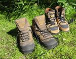 Our hiking boots.