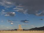 The Temple in the distance.