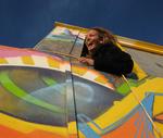 Cherie with the wind in her hair. *Photo by Brian Delaney.