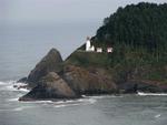 The Haceta Head Lighthouse.