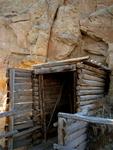 The entrance to the local market's "cold storage."