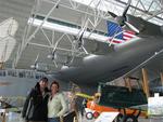 Cherie and Greg with the Spruce Goose, the largest airplane ever constructed.  On November 2, 1947 was its first and last flight.