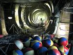To help the Spruce Goose float (in case of an emergency), Hughes loaded the interior of the massive plane with beach balls.
