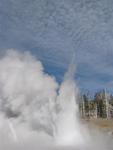 Grand Geyser erupting.