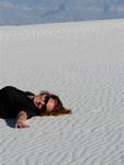 Cherie in White Sands.