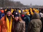 Cherie & Greg on "the Mall" on the Inaguration on Jan. 20, 2009. *Photo by Jean.