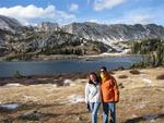 In the Snowy Mountains in Wyoming.