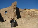 In Chaco Canyon.