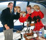 Catching crab in Alaska.