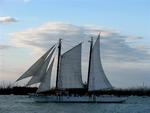 A tallship sailing in Key West.