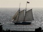 A tallship sailing in Key West.